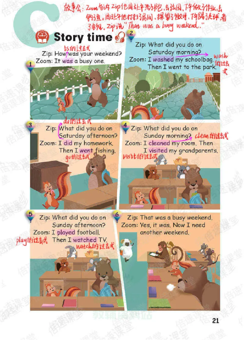 六年级下册英语人教PEP版课堂笔记_26春四年级上下册人教版_四上英语合集人教版PEP英语四年级上册新教材（教学视频+课件+动画+音频+练习+教案）_17练习资料_《课堂笔记》