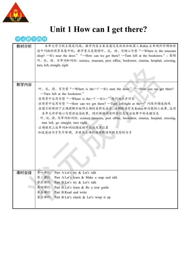 Thefirstperiod(第一课时)_26春四年级上下册人教版_四上英语合集人教版PEP英语四年级上册新教材（教学视频+课件+动画+音频+练习+教案）_19同步教案课件_人教pep3_3-6上册_6年级上册_Unit1