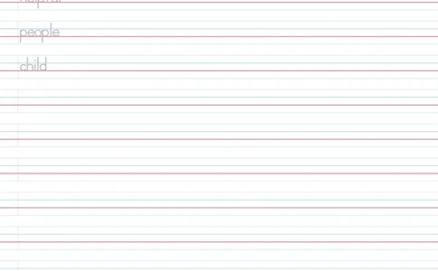 U1木棍体字帖_26春四年级上下册人教版_四上英语合集人教版PEP英语四年级上册新教材（教学视频+课件+动画+音频+练习+教案）_06单词字帖3套_word版