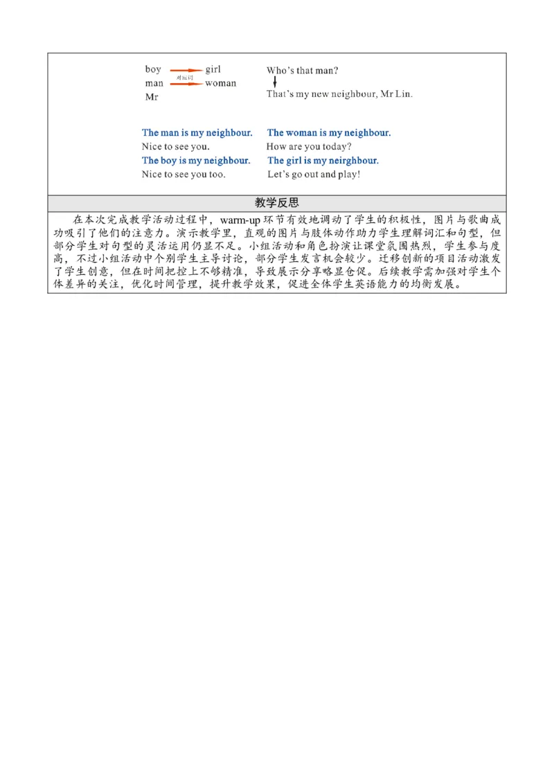 Unit1Meetingnewpeople_26春四年级上下册人教版_四上英语合集人教版PEP英语四年级上册新教材（教学视频+课件+动画+音频+练习+教案）_19同步教案课件_人教pep3_3-6下册_3年级下册