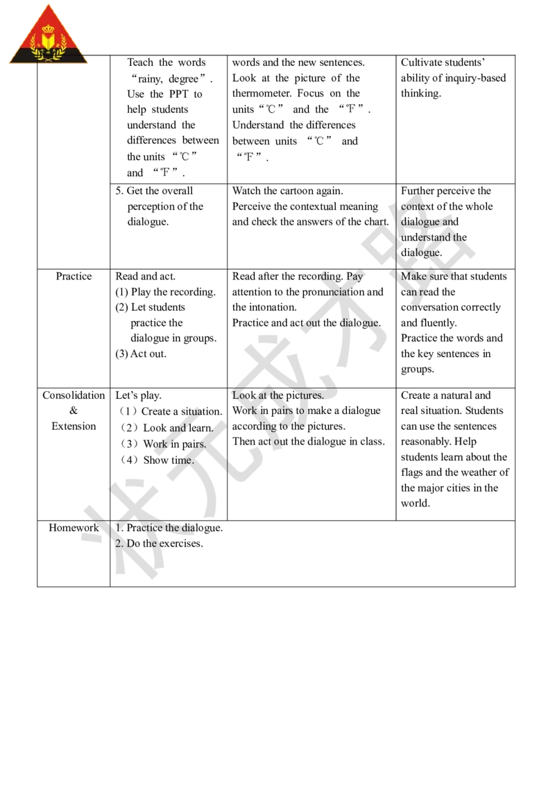 Thefifthperiod（第五课时）_26春四年级上下册人教版_四上英语合集人教版PEP英语四年级上册新教材（教学视频+课件+动画+音频+练习+教案）_19同步教案课件_人教pep3_3-6下册_4年级下册_Unit3