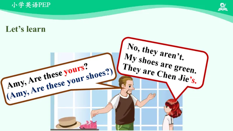 Unit5Myclothes-PartA课件_26春四年级上下册人教版_四上英语合集人教版PEP英语四年级上册新教材（教学视频+课件+动画+音频+练习+教案）_19同步教案课件_人教pep3_4年级下册_PDF课件