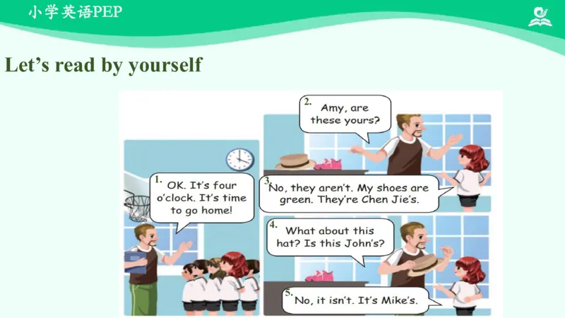 Unit5Myclothes-PartA课件_26春四年级上下册人教版_四上英语合集人教版PEP英语四年级上册新教材（教学视频+课件+动画+音频+练习+教案）_19同步教案课件_人教pep3_4年级下册_PDF课件