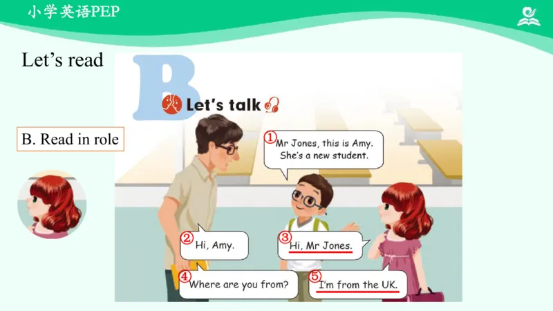 Unit1PartB课件_26春四年级上下册人教版_四上英语合集人教版PEP英语四年级上册新教材（教学视频+课件+动画+音频+练习+教案）_19同步教案课件_人教pep3_3年级下册_PDF课件