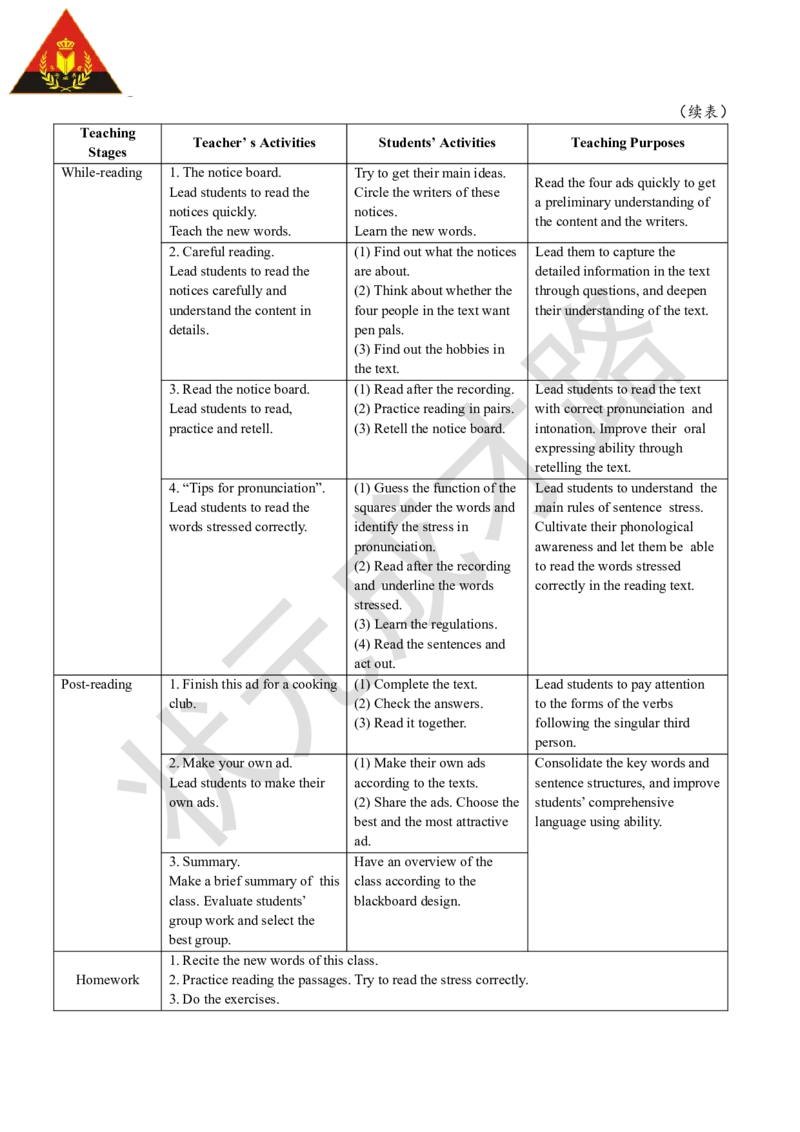 Thefifthperiod（第五课时）_26春四年级上下册人教版_四上英语合集人教版PEP英语四年级上册新教材（教学视频+课件+动画+音频+练习+教案）_19同步教案课件_人教pep3_3-6上册_6年级上册_Unit4