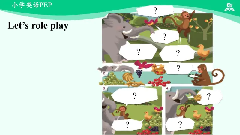 Recycle2PartA课件_26春四年级上下册人教版_四上英语合集人教版PEP英语四年级上册新教材（教学视频+课件+动画+音频+练习+教案）_19同步教案课件_人教pep3_3年级下册_PDF课件