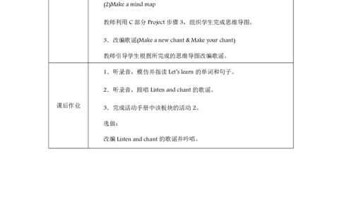 Unit_1_Making_friends（第五课时）_教学设计_26春四年级上下册人教版_四上英语合集人教版PEP英语四年级上册新教材（教学视频+课件+动画+音频+练习+教案）_19同步教案课件_人教pep3_3-6上册