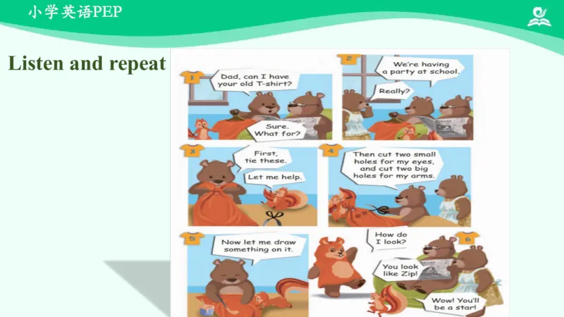 Unit5Myclothes-PartC课件_26春四年级上下册人教版_四上英语合集人教版PEP英语四年级上册新教材（教学视频+课件+动画+音频+练习+教案）_19同步教案课件_人教pep3_4年级下册_PDF课件