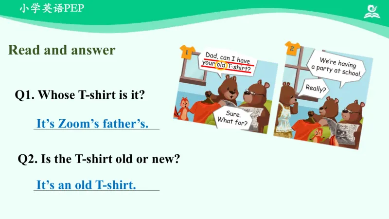 Unit5Myclothes-PartC课件_26春四年级上下册人教版_四上英语合集人教版PEP英语四年级上册新教材（教学视频+课件+动画+音频+练习+教案）_19同步教案课件_人教pep3_4年级下册_PDF课件