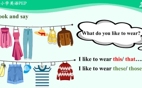 Unit5Myclothes-PartC课件_26春四年级上下册人教版_四上英语合集人教版PEP英语四年级上册新教材（教学视频+课件+动画+音频+练习+教案）_19同步教案课件_人教pep3_4年级下册_PDF课件