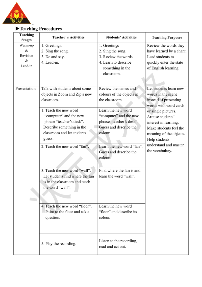 Thefifthperiod(第五课时)_26春四年级上下册人教版_四上英语合集人教版PEP英语四年级上册新教材（教学视频+课件+动画+音频+练习+教案）_19同步教案课件_人教pep3_3-6上册_4年级上册_Unit1