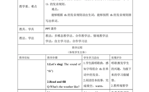 Unit5第三课时_26春四年级上下册人教版_四上英语合集人教版PEP英语四年级上册新教材（教学视频+课件+动画+音频+练习+教案）_19同步教案课件_人教pep3_3-6上册_4年级上册（25秋新教材）