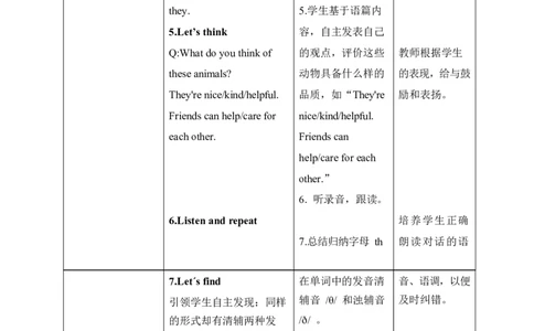 Unit5第三课时_26春四年级上下册人教版_四上英语合集人教版PEP英语四年级上册新教材（教学视频+课件+动画+音频+练习+教案）_19同步教案课件_人教pep3_3-6上册_4年级上册（25秋新教材）