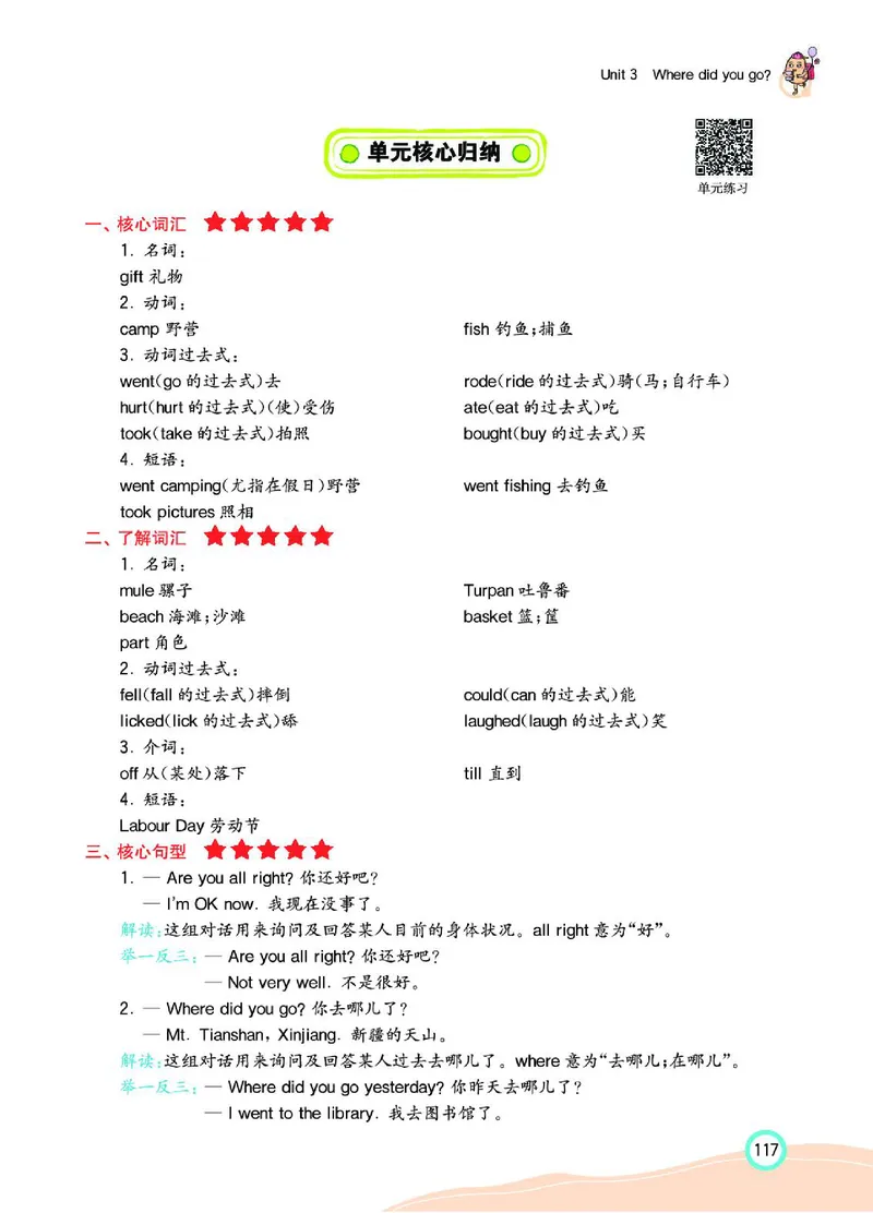 七彩课堂人教版英语6年级学生用书_26春四年级上下册人教版_四上英语合集人教版PEP英语四年级上册新教材（教学视频+课件+动画+音频+练习+教案）_17练习资料_《七彩课堂精品教辅》