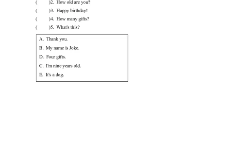 三上Recycle2第二课时_26春四年级上下册人教版_四上英语合集人教版PEP英语四年级上册新教材（教学视频+课件+动画+音频+练习+教案）_19同步教案课件_人教pep3_3-6年级上册_Recycle2_课时练