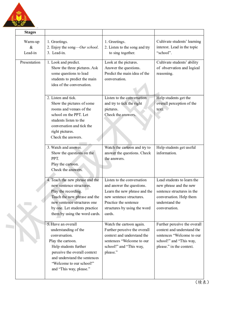 Thefourthperiod（第四课时）_26春四年级上下册人教版_四上英语合集人教版PEP英语四年级上册新教材（教学视频+课件+动画+音频+练习+教案）_19同步教案课件_人教pep3_3-6下册_4年级下册