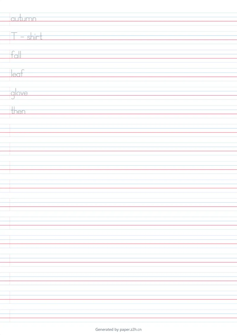 U6木棍体字帖_26春四年级上下册人教版_四上英语合集人教版PEP英语四年级上册新教材（教学视频+课件+动画+音频+练习+教案）_06单词字帖3套