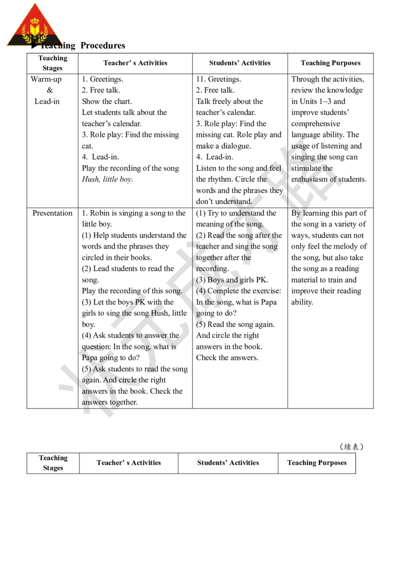 Thesecondperiod（第二课时）_26春四年级上下册人教版_四上英语合集人教版PEP英语四年级上册新教材（教学视频+课件+动画+音频+练习+教案）_19同步教案课件_人教pep3_3-6上册_6年级上册