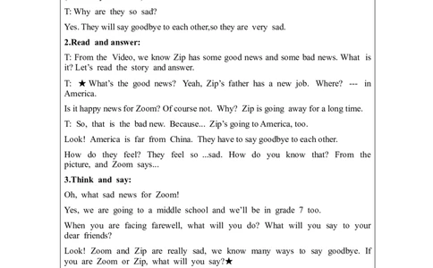 Day8_&_Story-教学设计_26春四年级上下册人教版_四上英语合集人教版PEP英语四年级上册新教材（教学视频+课件+动画+音频+练习+教案）_19同步教案课件_人教pep3_3-6下册_《之江汇教案》