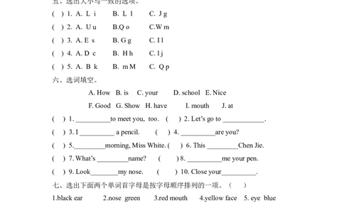 三上Unit3PartA第三课时_26春四年级上下册人教版_四上英语合集人教版PEP英语四年级上册新教材（教学视频+课件+动画+音频+练习+教案）_19同步教案课件_人教pep3_3-6年级上册_课时练