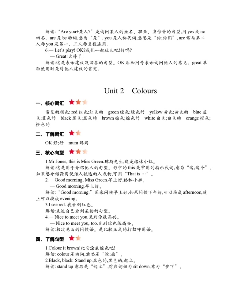PEP人教版小学英语三上册期末复习知识清单._26春四年级上下册人教版_四上英语合集人教版PEP英语四年级上册新教材（教学视频+课件+动画+音频+练习+教案）_17练习资料