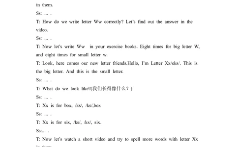 Unit6第3课时PartALettersandsounds_26春四年级上下册人教版_四上英语合集人教版PEP英语四年级上册新教材（教学视频+课件+动画+音频+练习+教案）_19同步教案课件_人教pep3_3-6上册