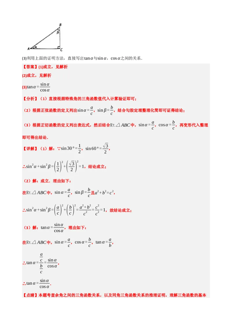 专题32锐角三角函数（解析版）_中考数学一轮复习word_解析版