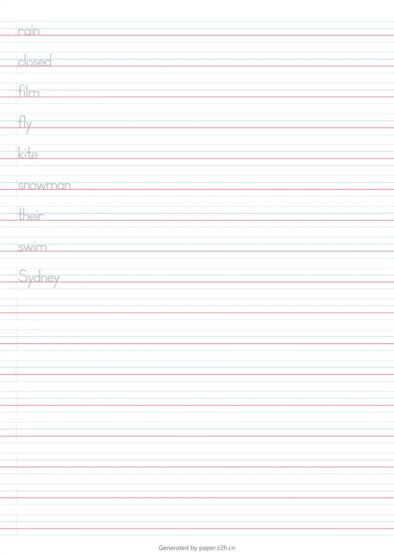 U5木棍体字帖_26春四年级上下册人教版_四上英语合集人教版PEP英语四年级上册新教材（教学视频+课件+动画+音频+练习+教案）_06单词字帖3套