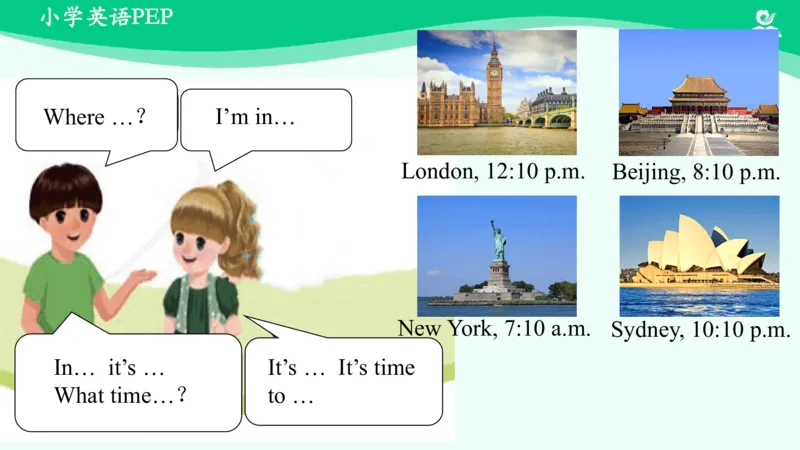 Unit2WhattimeisitPartA课件_26春四年级上下册人教版_四上英语合集人教版PEP英语四年级上册新教材（教学视频+课件+动画+音频+练习+教案）_19同步教案课件_人教pep3_4年级下册_PDF课件