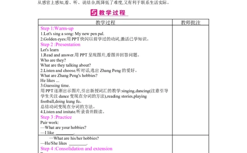 Unit4　Ihaveapenpal_26春四年级上下册人教版_四上英语合集人教版PEP英语四年级上册新教材（教学视频+课件+动画+音频+练习+教案）_19同步教案课件_人教pep3_3-6上册_《梓耕教育教案》