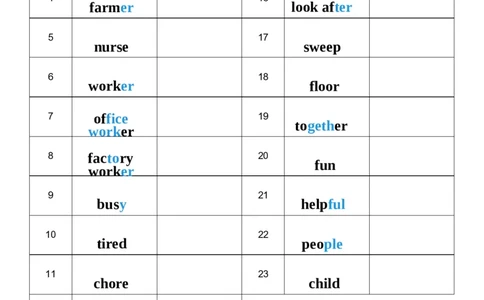 U1英译中_26春四年级上下册人教版_四上英语合集人教版PEP英语四年级上册新教材（教学视频+课件+动画+音频+练习+教案）_05单词背诵默写8套（word+pdf）_word版