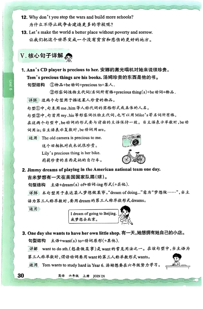 六上考点梳理_26春四年级上下册人教版_四上英语合集人教版PEP英语四年级上册新教材（教学视频+课件+动画+音频+练习+教案）_17练习资料_小学英语（预习复习资料大礼包）