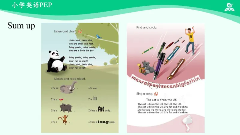 Recycle1PartB课件_26春四年级上下册人教版_四上英语合集人教版PEP英语四年级上册新教材（教学视频+课件+动画+音频+练习+教案）_19同步教案课件_人教pep3_3年级下册_PDF课件