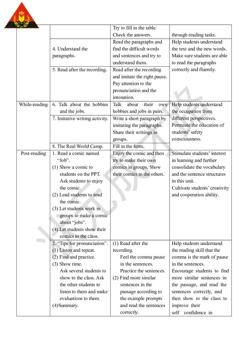 Thefifthperiod（第五课时）_26春四年级上下册人教版_四上英语合集人教版PEP英语四年级上册新教材（教学视频+课件+动画+音频+练习+教案）_19同步教案课件_人教pep3_3-6上册_6年级上册_Unit5