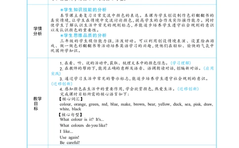 Unit5ThecolourfulworldPartBStarttoread&CProjectMakeacolourflipbook大单元整体教学设计_26春四年级上下册人教版_19同步教案课件_人教pep3_小学英语PEP单独教案（3-6年级上下册）_3-6上册_Unit5