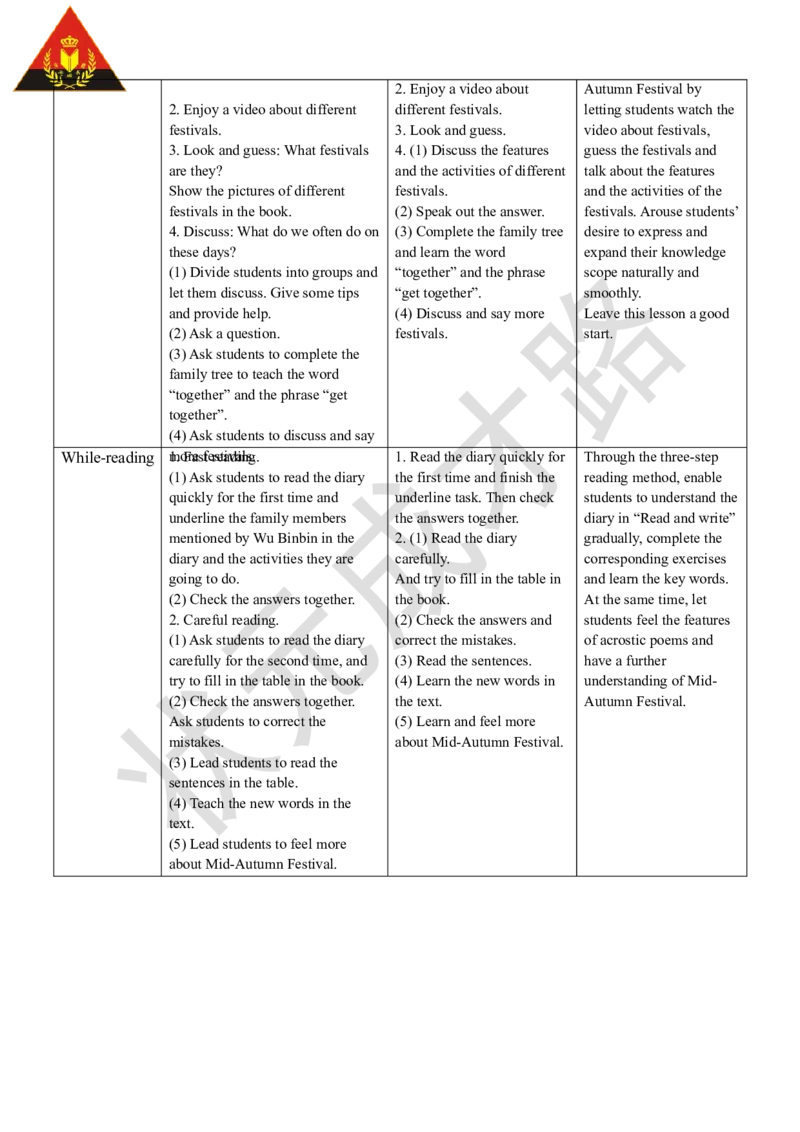 Thefifthperiod（第五课时）_26春四年级上下册人教版_四上英语合集人教版PEP英语四年级上册新教材（教学视频+课件+动画+音频+练习+教案）_19同步教案课件_人教pep3_3-6上册_6年级上册_Unit3