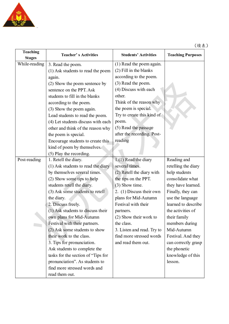 Thefifthperiod（第五课时）_26春四年级上下册人教版_四上英语合集人教版PEP英语四年级上册新教材（教学视频+课件+动画+音频+练习+教案）_19同步教案课件_人教pep3_3-6上册_6年级上册_Unit3