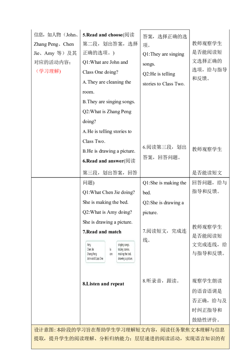 Unit4第四课时_26春四年级上下册人教版_四上英语合集人教版PEP英语四年级上册新教材（教学视频+课件+动画+音频+练习+教案）_19同步教案课件_人教pep3_3-6上册_4年级上册（25秋新教材）