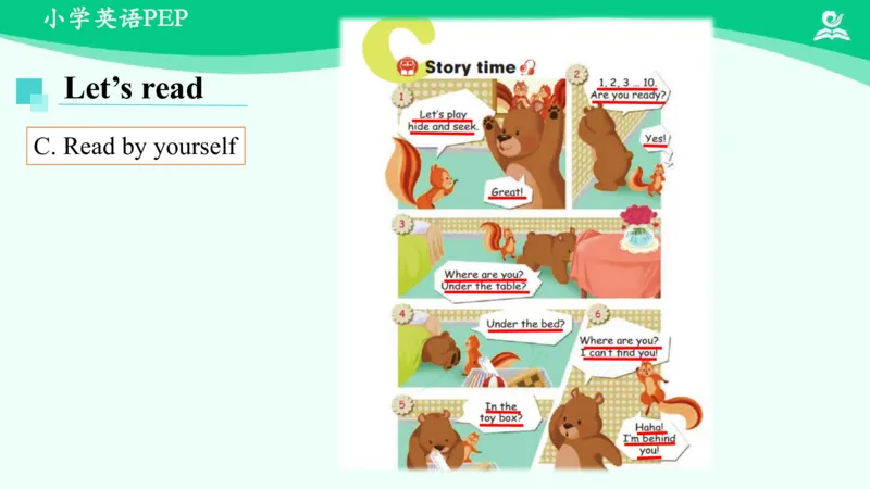 Unit4PartC课件_26春四年级上下册人教版_四上英语合集人教版PEP英语四年级上册新教材（教学视频+课件+动画+音频+练习+教案）_19同步教案课件_人教pep3_3年级下册_PDF课件