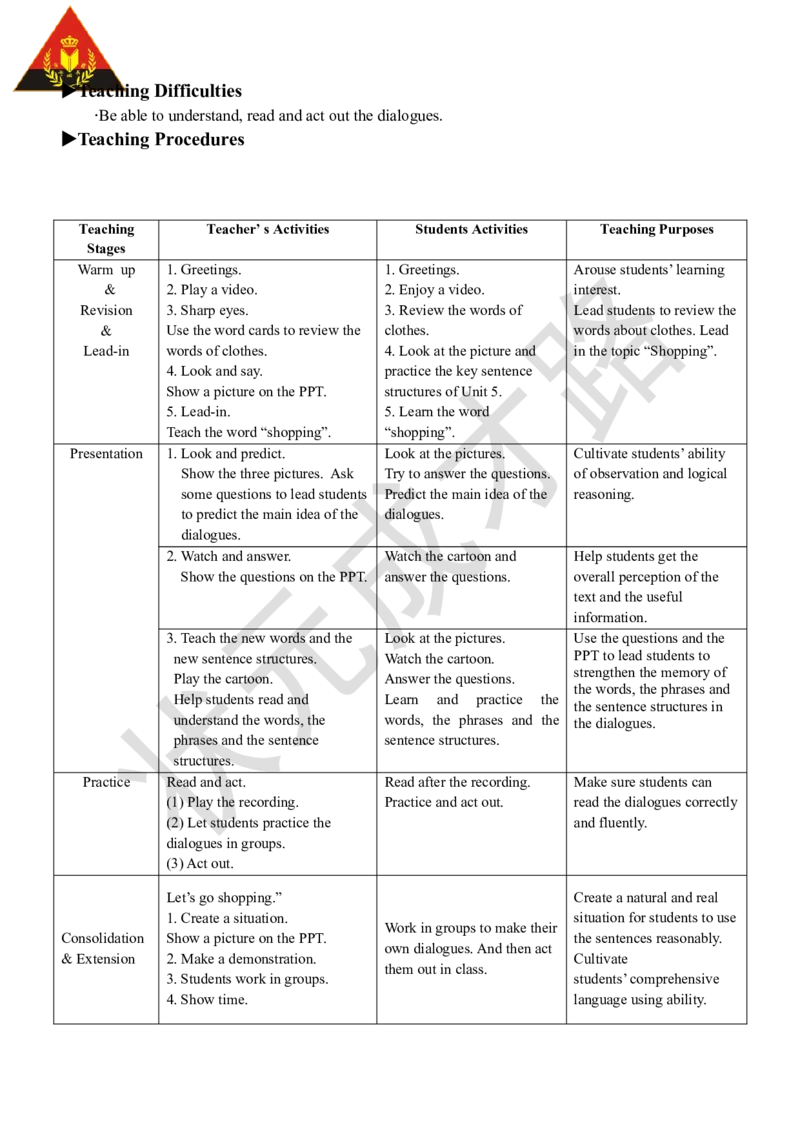 Thefirstperiod（第一课时）_26春四年级上下册人教版_四上英语合集人教版PEP英语四年级上册新教材（教学视频+课件+动画+音频+练习+教案）_19同步教案课件_人教pep3_3-6下册_4年级下册_Unit6