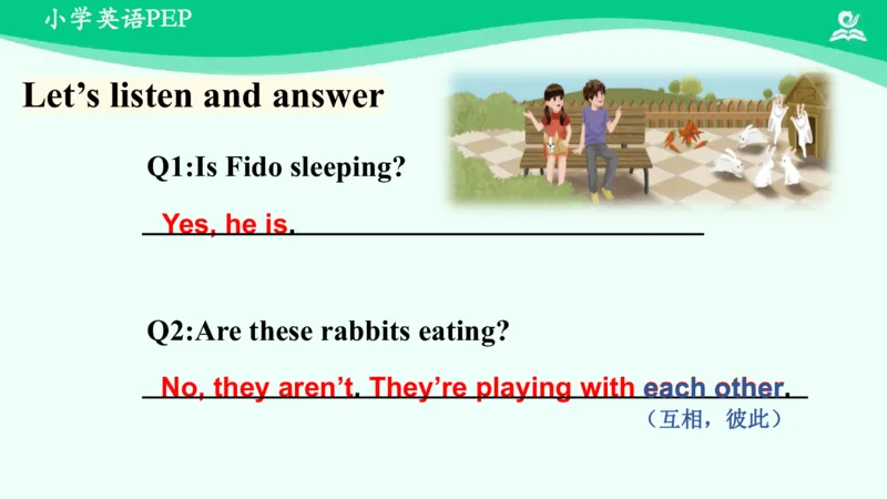 Unit5Whosedogisit？-PartB课件_26春四年级上下册人教版_四上英语合集人教版PEP英语四年级上册新教材（教学视频+课件+动画+音频+练习+教案）_19同步教案课件_人教pep3_5年级下册_PDF课件