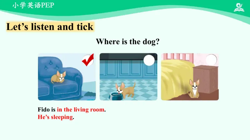 Unit5Whosedogisit？-PartB课件_26春四年级上下册人教版_四上英语合集人教版PEP英语四年级上册新教材（教学视频+课件+动画+音频+练习+教案）_19同步教案课件_人教pep3_5年级下册_PDF课件
