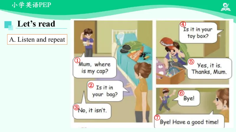 Unit4PartB课件_26春四年级上下册人教版_四上英语合集人教版PEP英语四年级上册新教材（教学视频+课件+动画+音频+练习+教案）_19同步教案课件_人教pep3_3年级下册_PDF课件