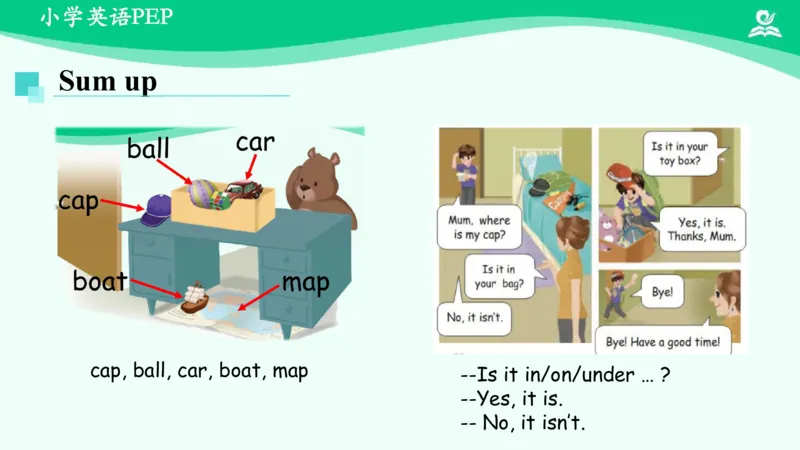 Unit4PartB课件_26春四年级上下册人教版_四上英语合集人教版PEP英语四年级上册新教材（教学视频+课件+动画+音频+练习+教案）_19同步教案课件_人教pep3_3年级下册_PDF课件