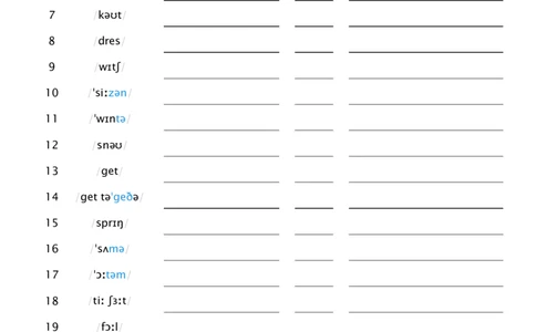 Unit6看音标默单词_26春四年级上下册人教版_四上英语合集人教版PEP英语四年级上册新教材（教学视频+课件+动画+音频+练习+教案）_05单词背诵默写8套（word+pdf）_word版