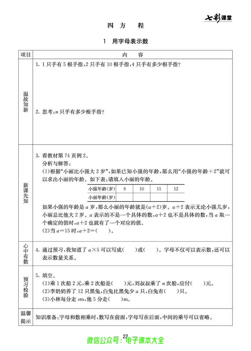 5b_26春四年级上下册人教版_四上英语合集人教版PEP英语四年级上册新教材（教学视频+课件+动画+音频+练习+教案）_17练习资料_小学英语（预习复习资料大礼包）_《预习卡》_1-6下册