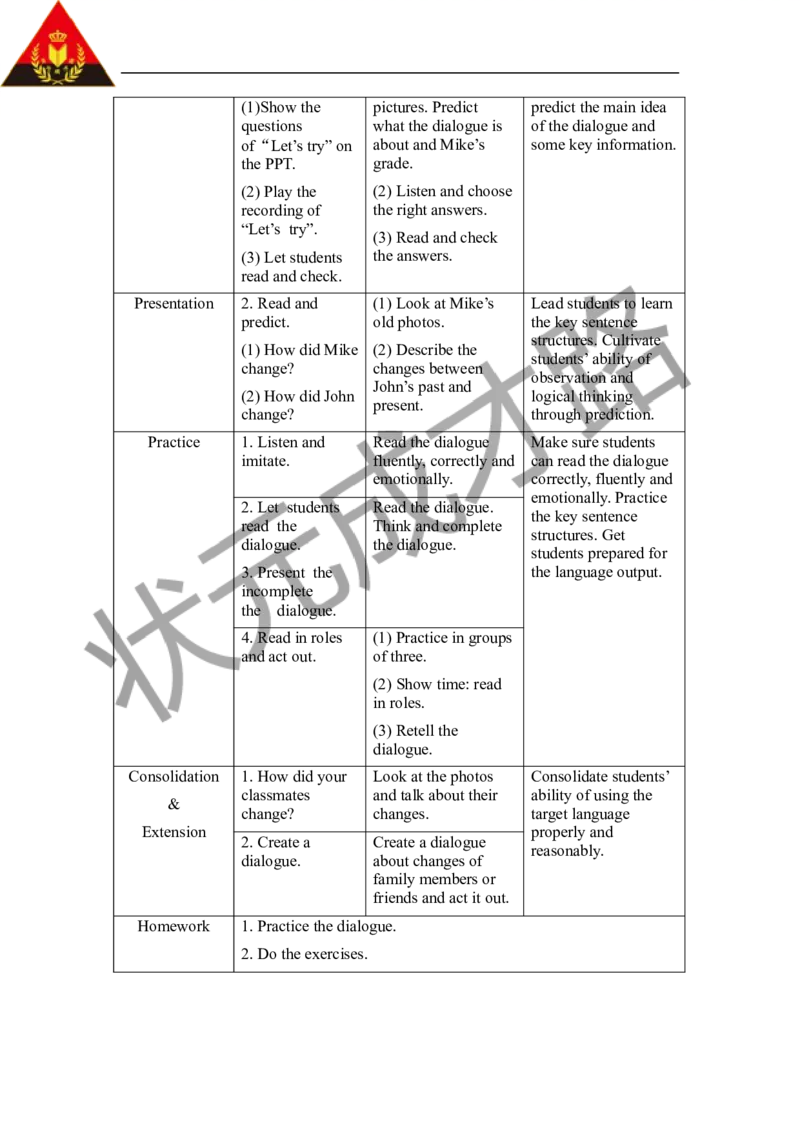 Thethirdperiod（第三课时）_26春四年级上下册人教版_四上英语合集人教版PEP英语四年级上册新教材（教学视频+课件+动画+音频+练习+教案）_19同步教案课件_人教pep3_3-6下册_6年级下册_Unit4