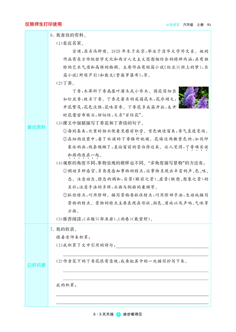 53预习单小学语文6年级上册_26春四年级上下册人教版_四上英语合集人教版PEP英语四年级上册新教材（教学视频+课件+动画+音频+练习+教案）_17练习资料_小学英语（预习复习资料大礼包）