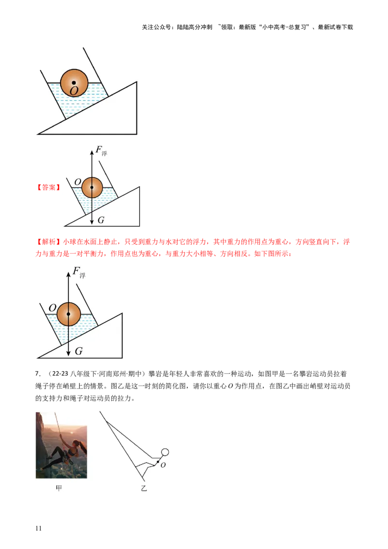 专题01作图题-备战2024年中考物理抢分秘籍（全国通用）（解析版）_02中考总复习（2026版更新中）_04-物理-中考总复习_2024年中考复习资料_三轮复习_第二部分考前解题秘籍