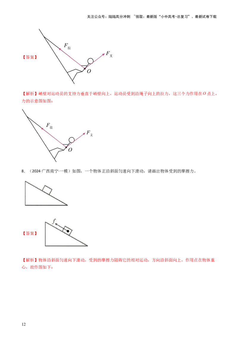 专题01作图题-备战2024年中考物理抢分秘籍（全国通用）（解析版）_02中考总复习（2026版更新中）_04-物理-中考总复习_2024年中考复习资料_三轮复习_第二部分考前解题秘籍